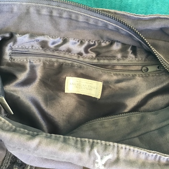 💚 3/$25 American Eagle Outfitters gray purse with silver beaded accents - Picture 7 of 14